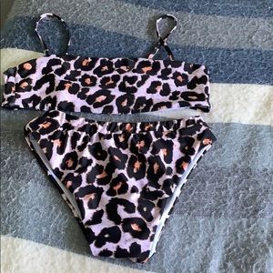 Aurelle cheetah bikini set
